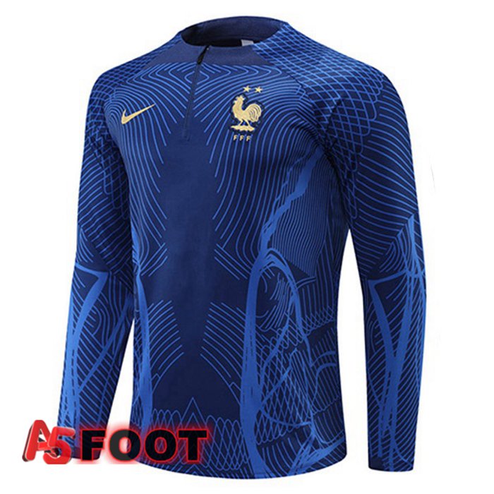 Training Sweatshirt France Homme Bleu 2022/2023