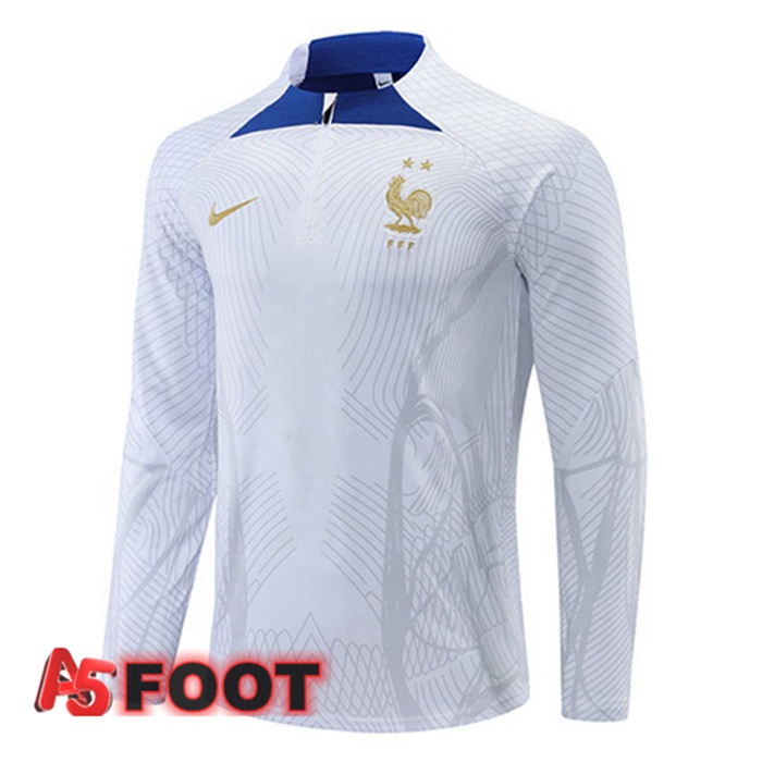 Training Sweatshirt France Homme Blanc 2022/2023