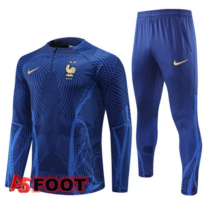 Survetement Foot France Bleu 2022/2023