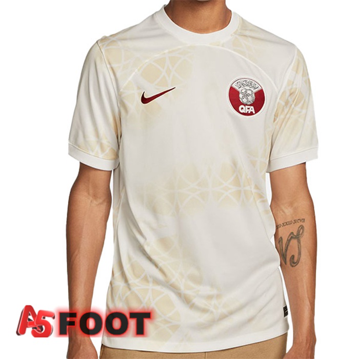Maillot Equipe de Qatar Exterieur Blanc 2022/2023