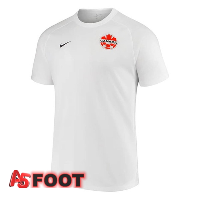 Maillot Equipe de Canada Exterieur Blanc 2022/2023