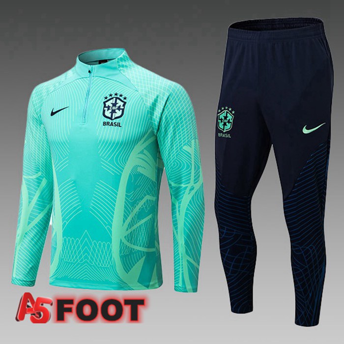 Survetement Foot Bresil Enfant Vert 2022/2023