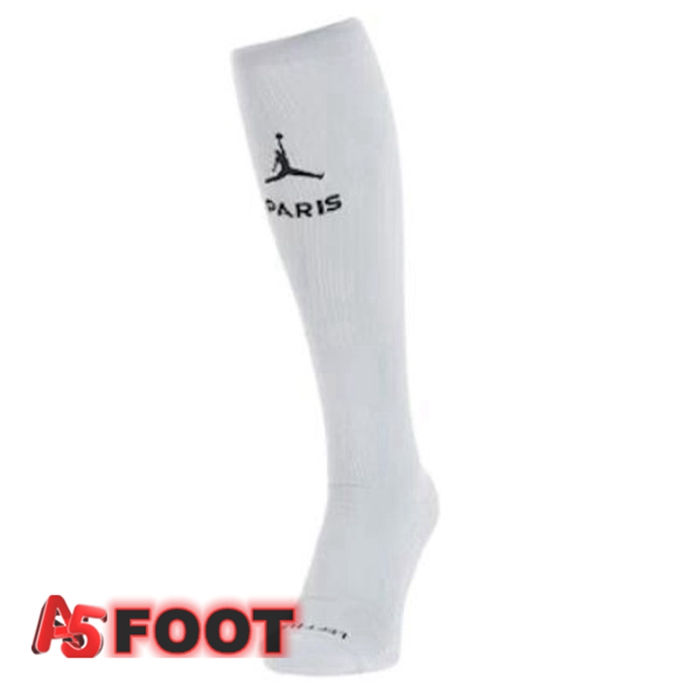Chaussettes Foot Paris PSG Exterieur Blanc 2022/2023