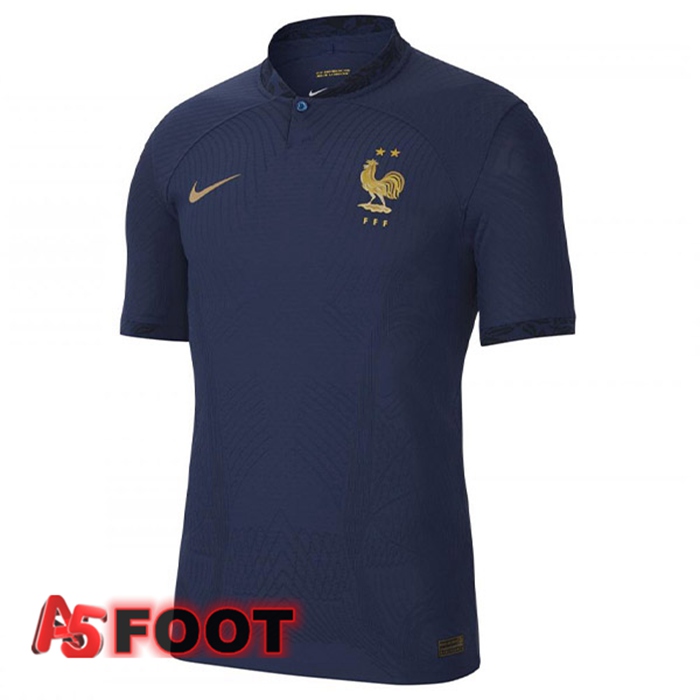 Maillot Equipe De France Domicile Noir Coupe du monde 2022