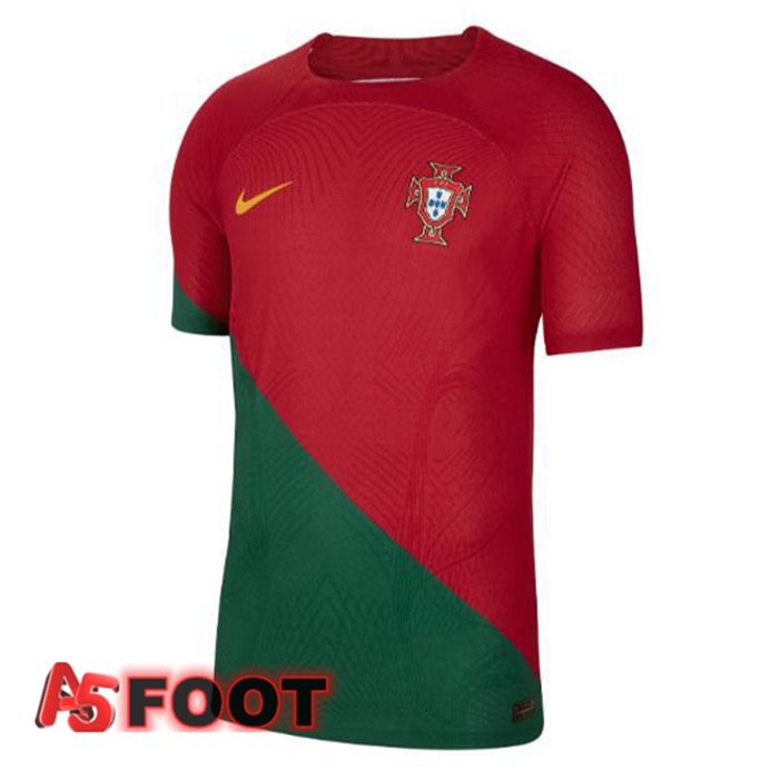Maillot Equipe De Portugal Domicile Rouge Vert Coupe du monde 2022
