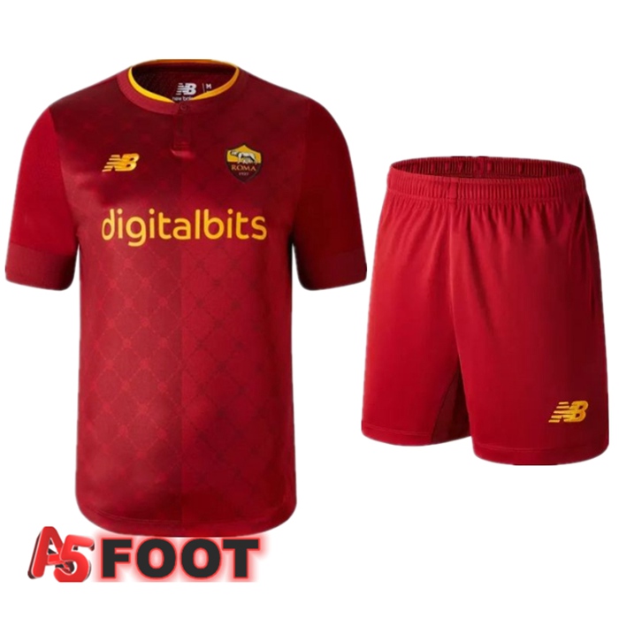 Ensemble Maillot Foot AS Roma Domicile + Short 2022/2023