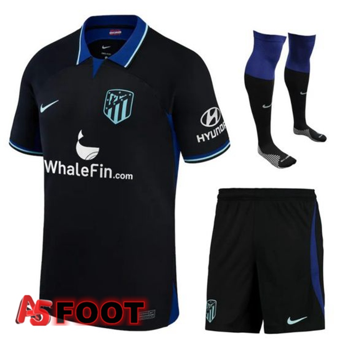 Ensemble Maillot Foot Atletico Madrid Exterieur (Short + Chaussettes) 2022/2023