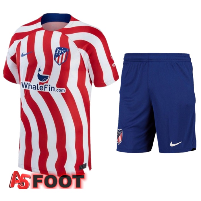 Ensemble Maillot Foot Atletico Madrid Domicile + Short 2022/2023
