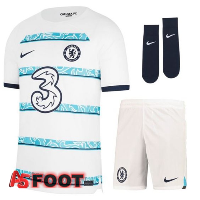 Ensemble Maillot Foot FC Chelsea Exterieur (Short + Chaussettes) 2022/2023