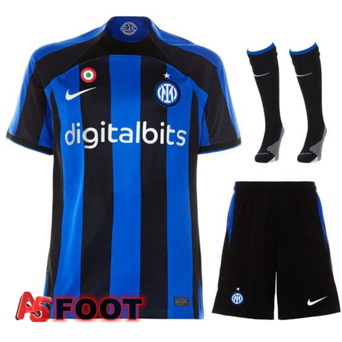 Ensemble Maillot Foot Inter Milan Domicile (Short + Chaussettes) 2022/2023