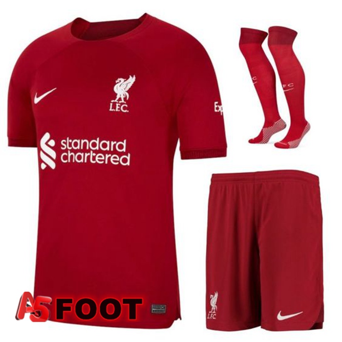 Ensemble Maillot Foot FC Liverpool Domicile (Short + Chaussettes) 2022/2023