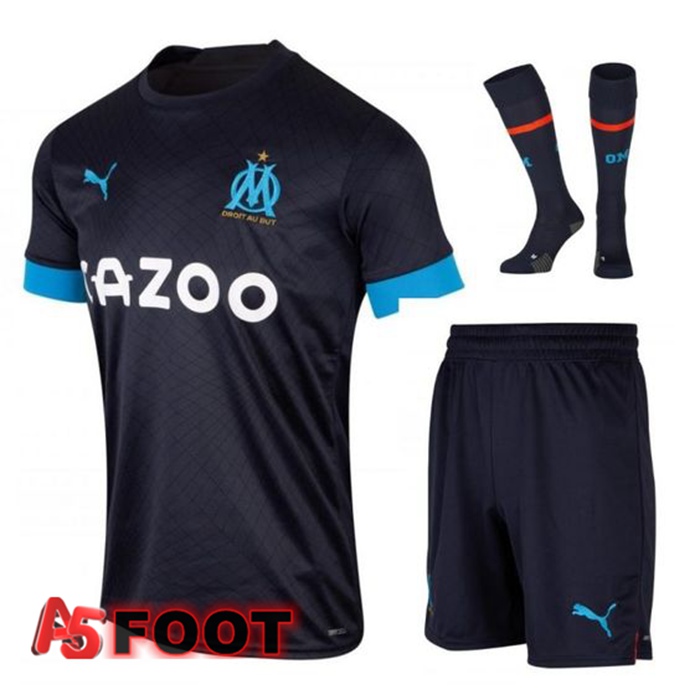 Ensemble Maillot Foot Marseille OM Exterieur (Short + Chaussettes) 2022/2023