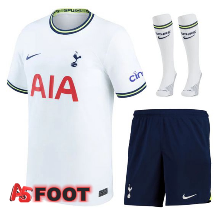 Ensemble Maillot Foot Tottenham Hotspur Domicile (Short + Chaussettes) 2022/2023