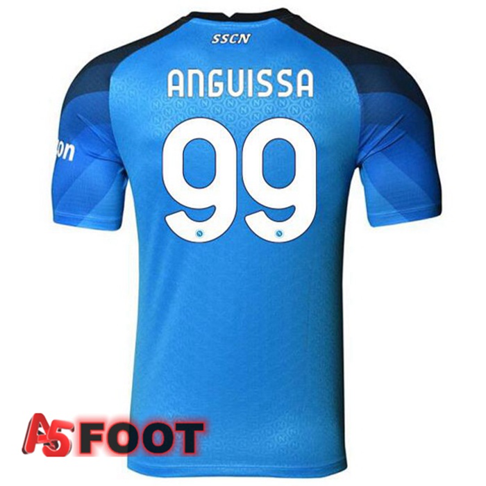 Maillot Foot SSC Naples (Anguissa 99) Domicile Bleu 2022/2023