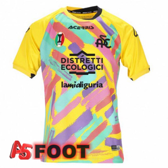 Maillot Foot Spezia Calcio Third Jaune 2022/2023