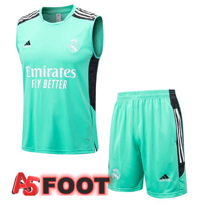 Gilet De Foot Real Madrid + Shorts Vert 2022/2023