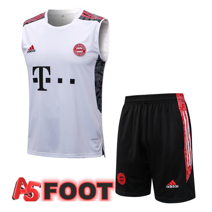 Gilet De Foot Bayern Munich + Shorts Blanc 2022/2023