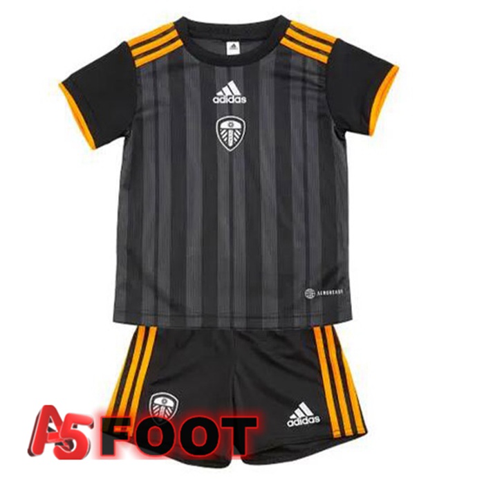 Maillot Foot Leeds United Enfant Third Noir 2022/2023