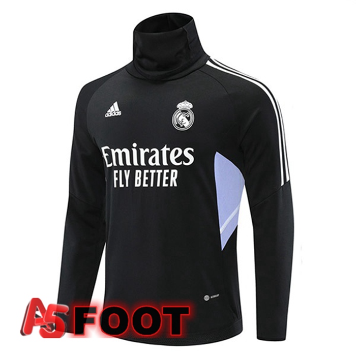 Training Sweatshirt Real Madrid Col haut Noir 2022/2023