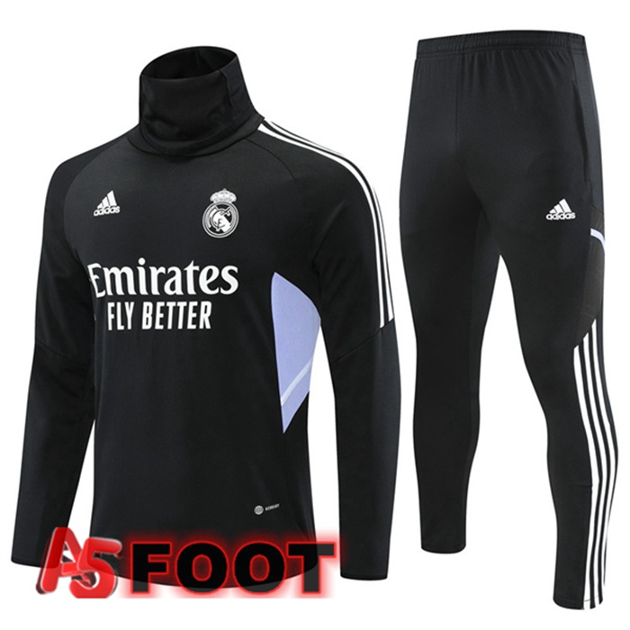 Survetement De Foot Real Madrid Col haut Noir 2022/2023