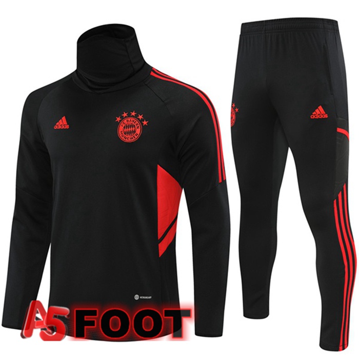 Survetement De Foot Bayern Munich Col haut Noir 2022/2023