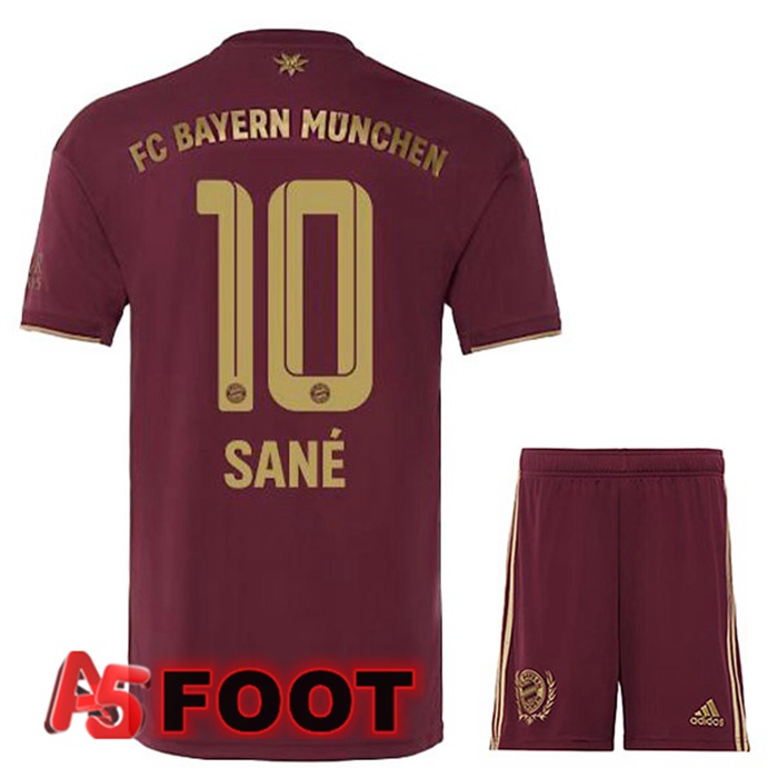 Maillot Foot Bayern Munich (Sané 10) Enfant Edition Speciale Rouge 2022/2023