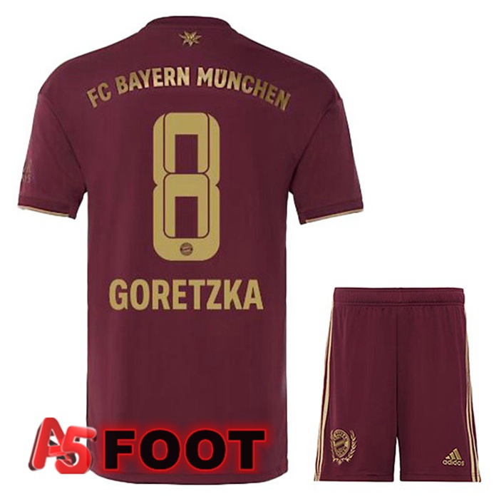 Maillot Foot Bayern Munich (Goretzka 8) Enfant Edition Speciale Rouge 2022/2023