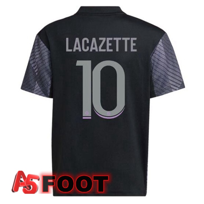 Maillot Foot Lyon OL (LACAZETTE 10) Third Noir 2022/2023