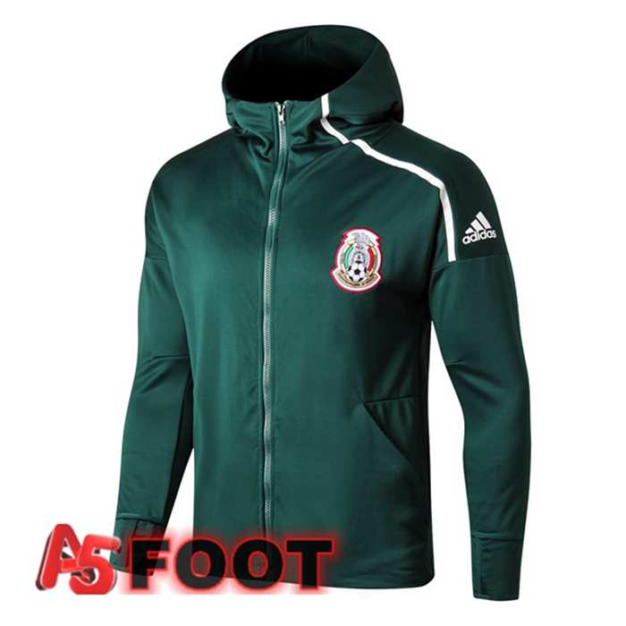 Veste A Capuche Mexique Vert 2022/2023