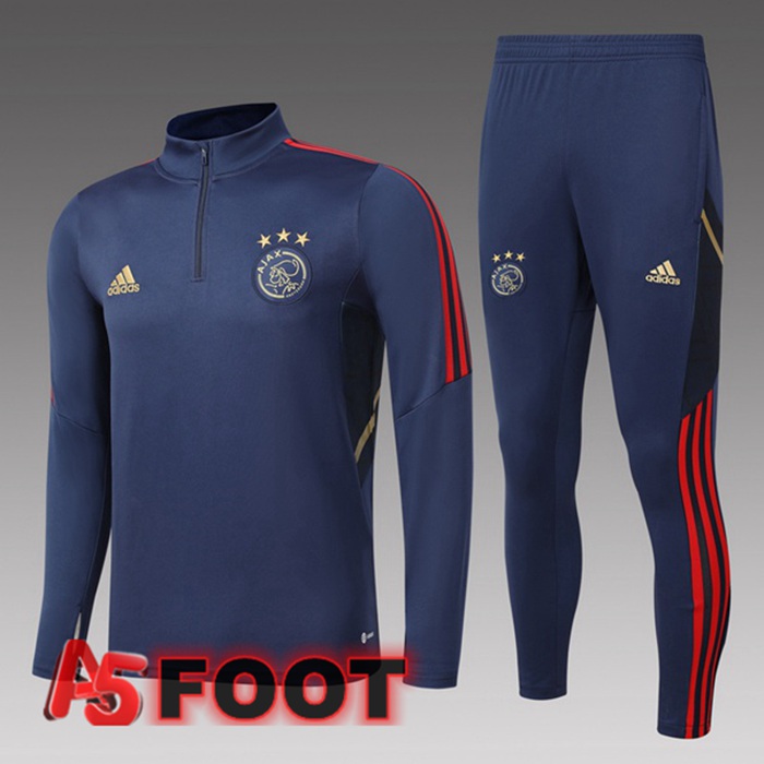 Survetement De Foot AFC Ajax Enfant Bleu Royal 2022/2023