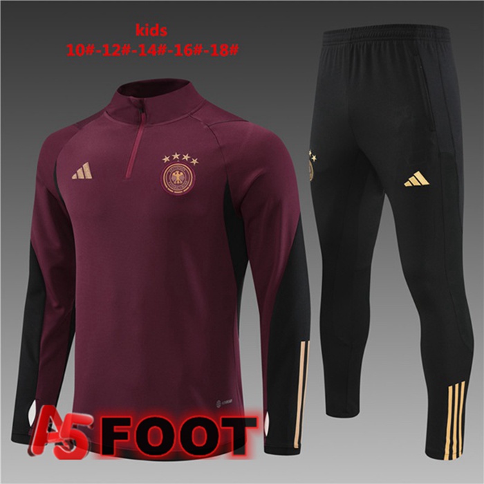 Survetement De Foot Allemagne Enfant Rouge 2022/2023