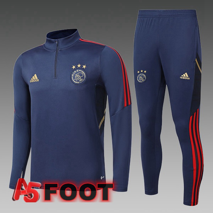 Survetement De Foot AFC Ajax Enfant Bleu Royal 2022/2023