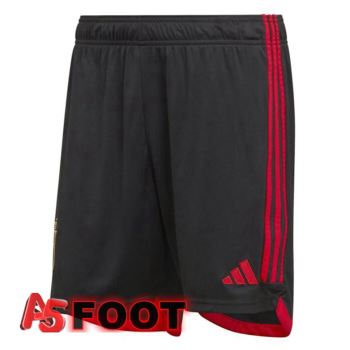 Short De Foot Belgique Domicile Noir 2022/2023