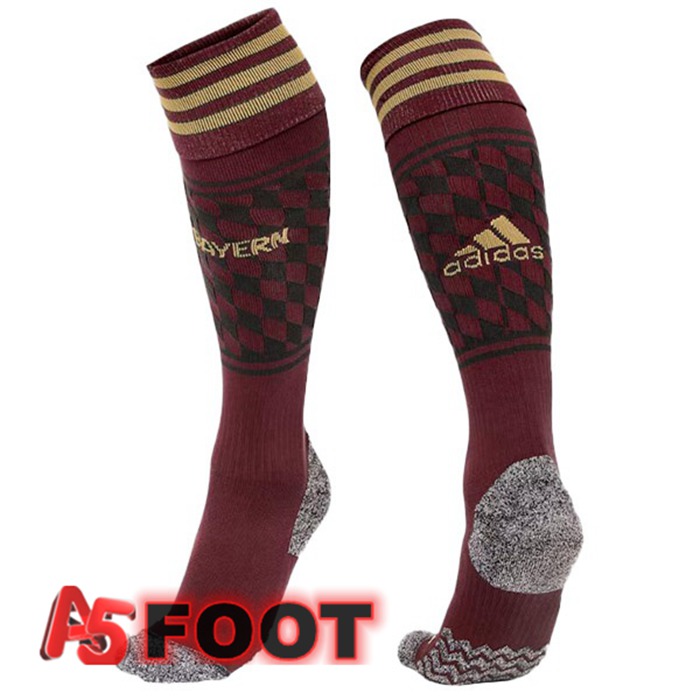 Chaussettes De Foot Bayern Munich Edition Speciale Rouge 2022/2023