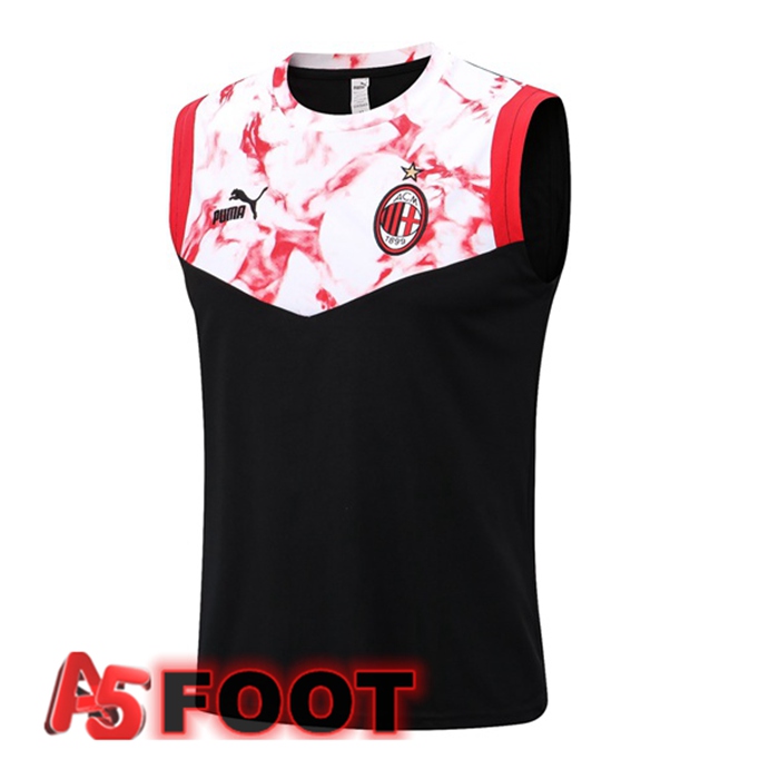 Gilet De Foot AC Milan Noir Blanc 2022/2023