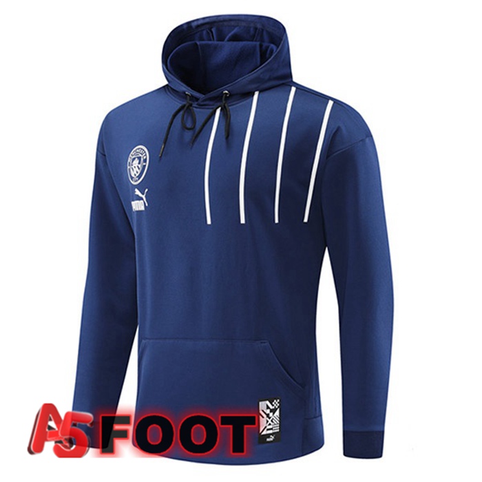 Sweatshirt à Capuche Manchester City Bleu Royal 2022/2023