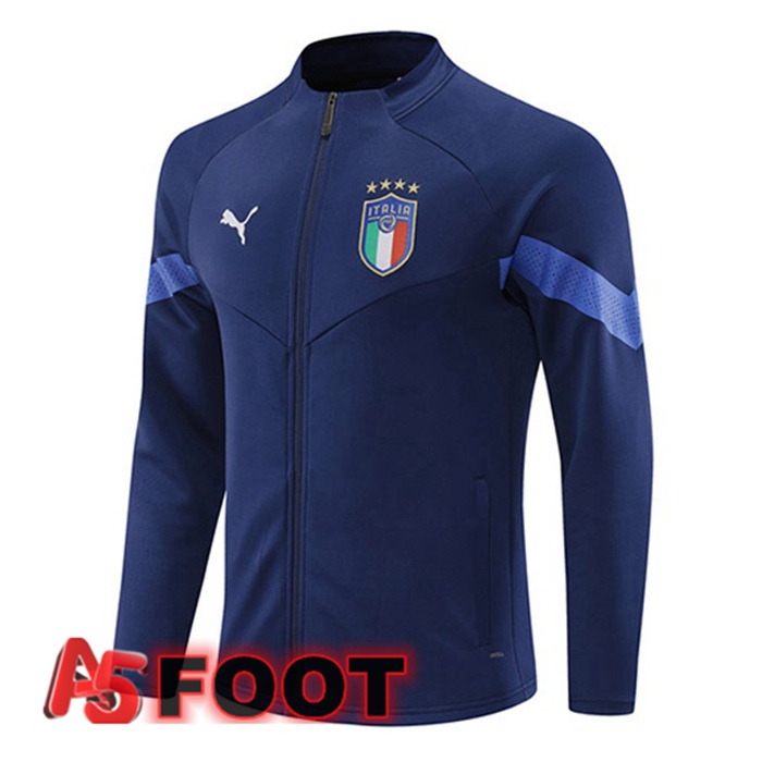 Veste Foot Italie Bleu Royal 2022/2023