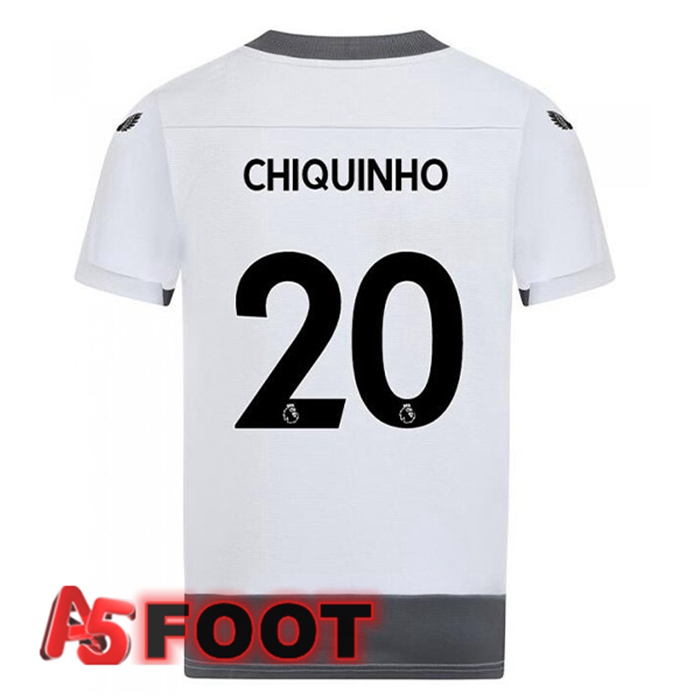 Maillot Foot Wolves (CHIQUINHO 20) Third Blanc Gris 2022/2023
