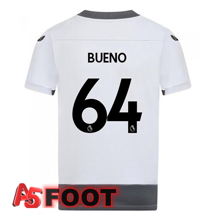 Maillot Foot Wolves (BUENO 64) Third Blanc Gris 2022/2023
