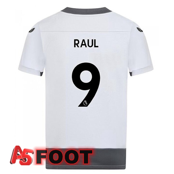 Maillot Foot Wolves (RAUL 9) Third Blanc Gris 2022/2023