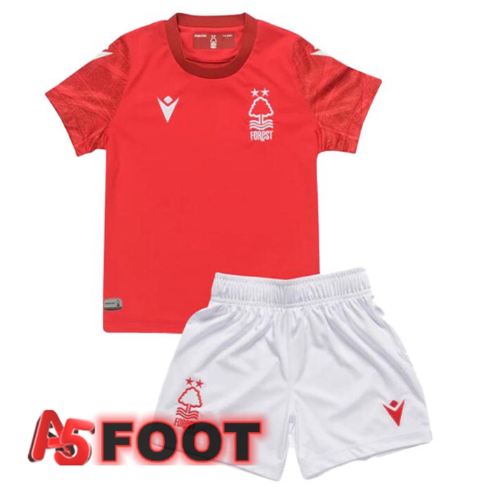 Maillot Foot Nottingham Forest Enfant Domicile Rouge 2022/2023