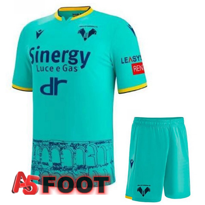 Maillot Foot Hellas Verone Enfant Third Vert 2022/2023
