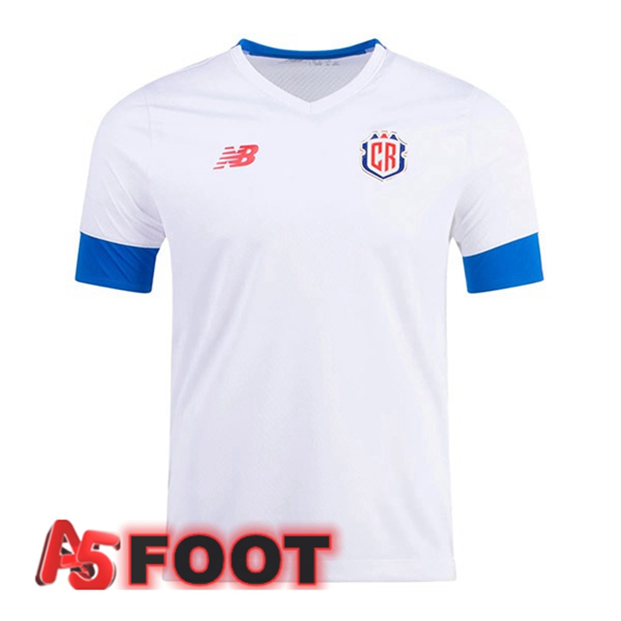 Maillot Equipe De Costa Rica Exterieur Blanc Coupe du monde 2022