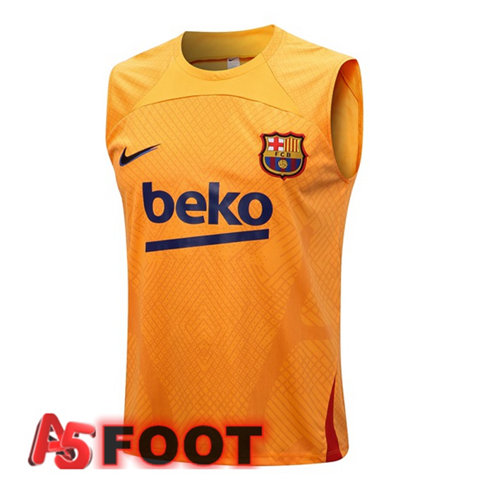 Gilet De Foot FC Barcelone Orange 2022/2023