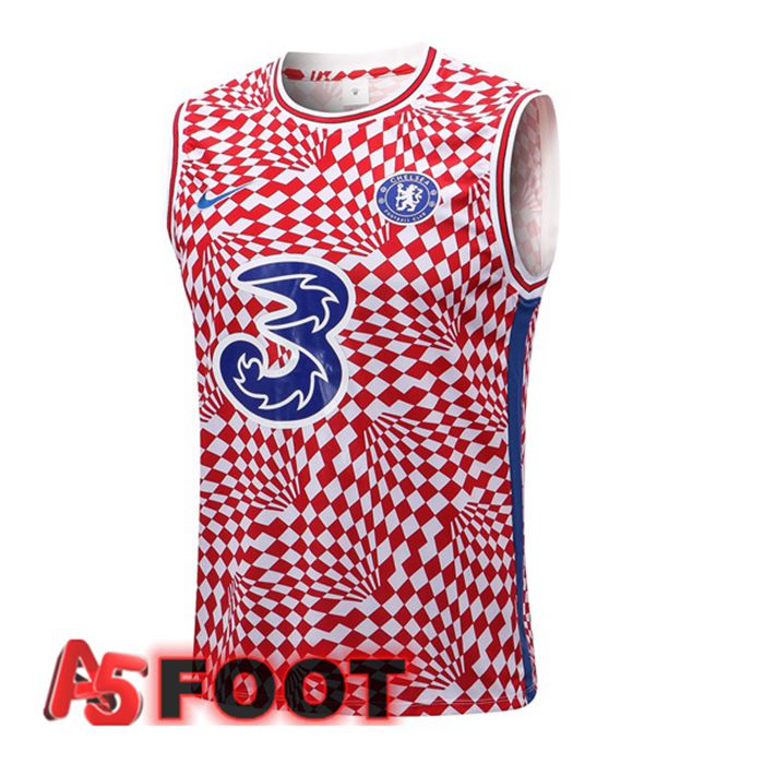 Gilet De Foot FC Chelsea Rouge Blanc 2022/2023