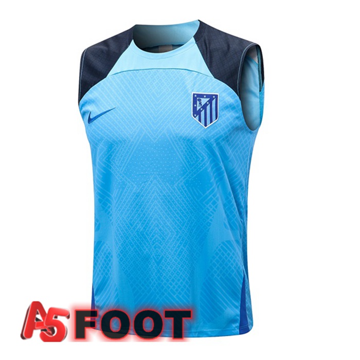 Gilet De Foot Atletico Madrid Bleu 2022/2023