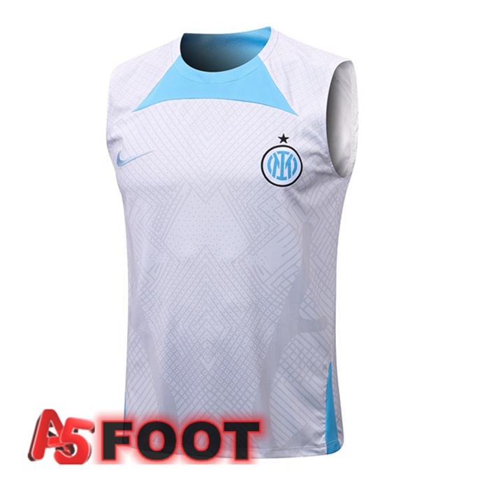 Gilet De Foot Inter Milan Blanc 2022/2023