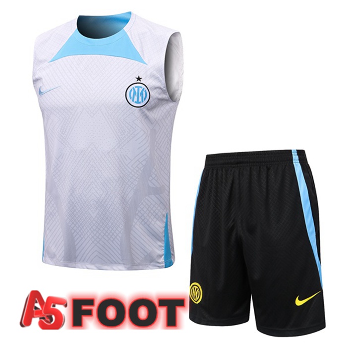 Gilet De Foot Inter Milan + Shorts Blanc 2022/2023
