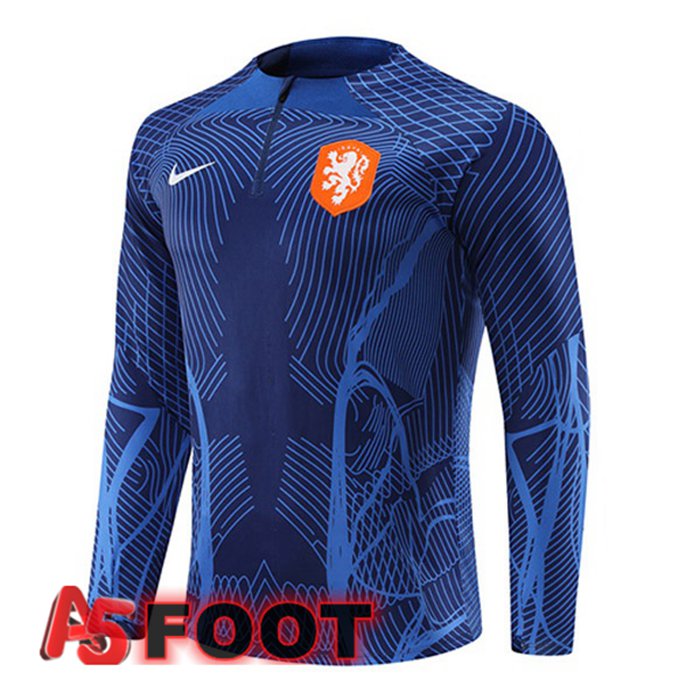 Training Sweatshirt Pays-Bas Bleu Royal 2022/2023