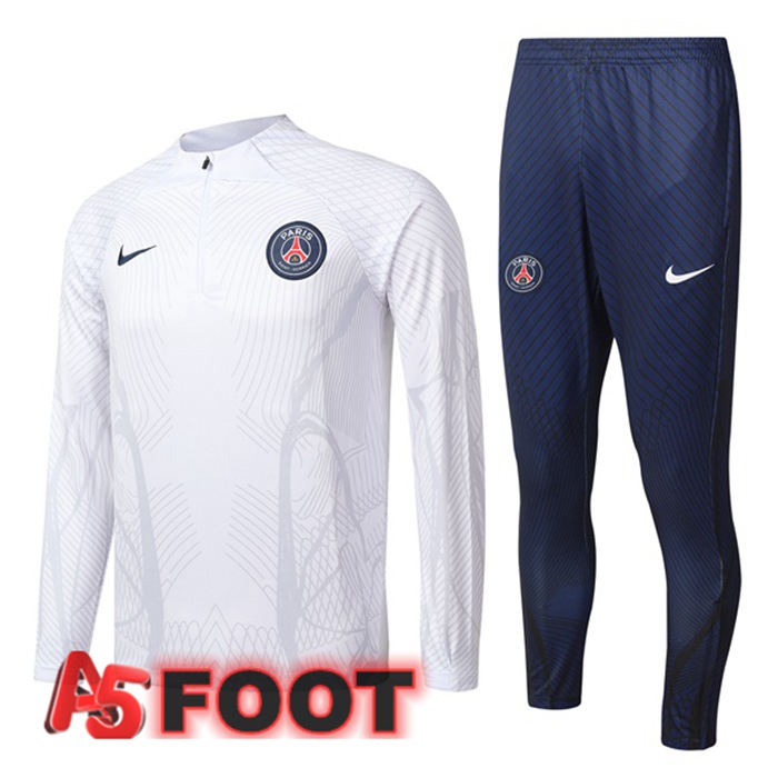 Survetement De Foot Paris PSG Blanc 2022/2023